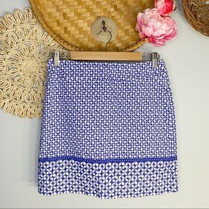 Talbots | High Waisted Printed Mini Casual Skirt